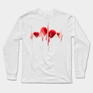 Heart in the heartbeat Long Sleeve T-Shirt